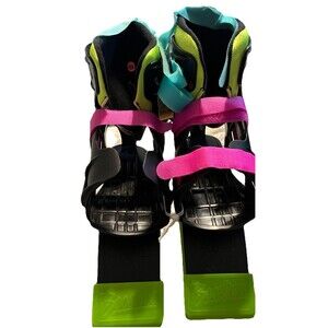 Madd Gear Boosters Bouncing Light Up Shoes Kids Size 3-6 NWOB MISSING 1 STRAP